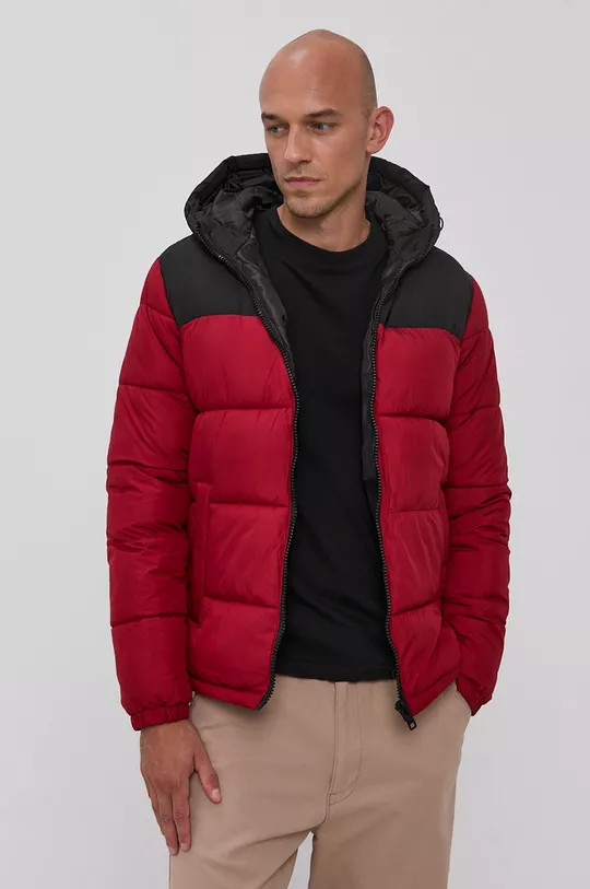 Куртка JJPAUL PUFFER HOOD 12189972-Red Dahlia Jack&Jones L Червоний 12189972-Red Dahlia-Detai
