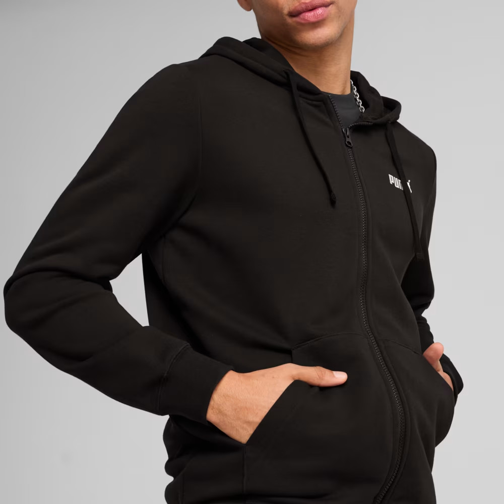 Худі ESS Full-Zip Hoodie 68258801 Puma 3XL Чорний 68258801