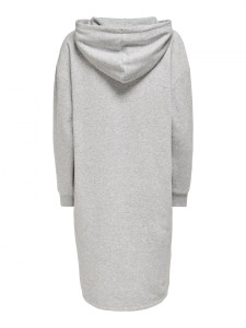 Сукня PGSWEET L/S HOODIE DRESS SWT 15236975 Light Grey Melange ONLY L Сірий 15236975LIGHTGREYMELA
