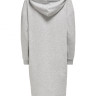 Сукня PGSWEET L/S HOODIE DRESS SWT 15236975 Light Grey Melange ONLY L Сірий 15236975LIGHTGREYMELA