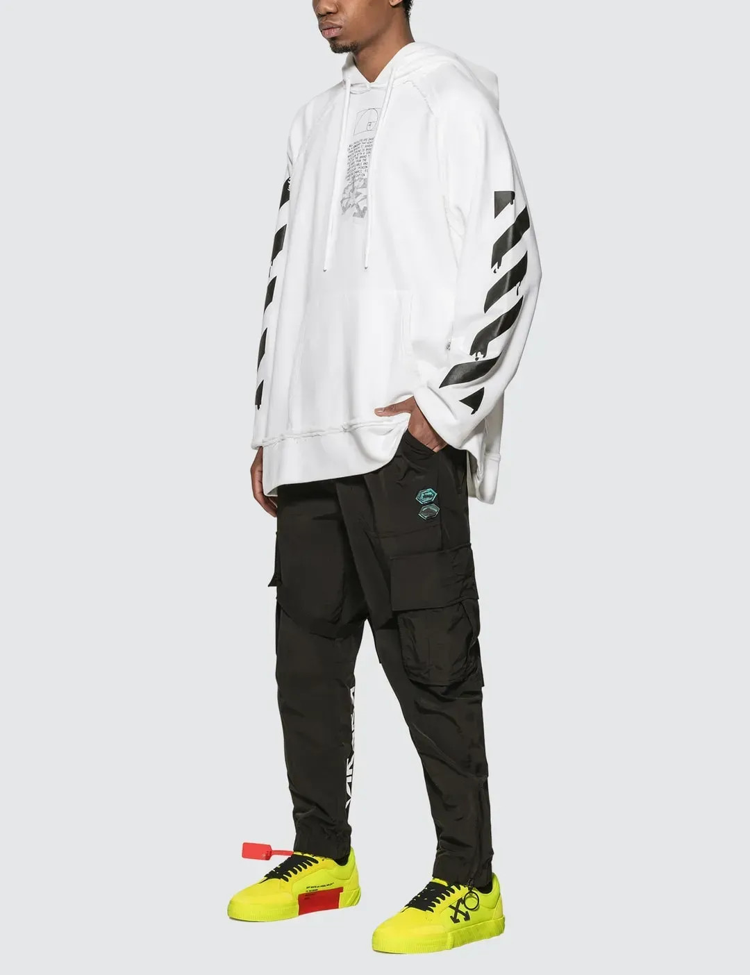 Штани OFF-WHITE CARGO OMYA135S22DEN0031055