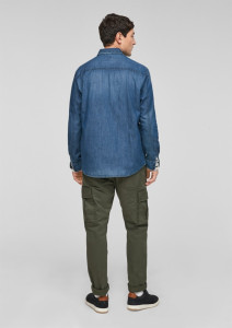 Сорочка 13.1Q1.21.8342-56Y4 s.Oliver L Синій 13.1Q1.21.8342-56Y4