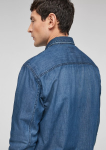 Сорочка 13.1Q1.21.8342-56Y4 s.Oliver L Синій 13.1Q1.21.8342-56Y4