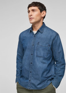 Сорочка 13.1Q1.21.8342-56Y4 s.Oliver L Синій 13.1Q1.21.8342-56Y4