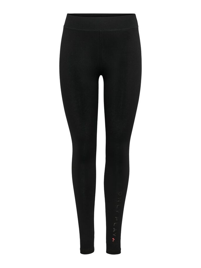 Лосини ONPNOON JRS LEG - NOOS 15200077-Black Only Play XL Чорний 15200077-BLACK-PRINT:W. B