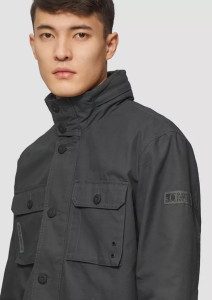 Куртка Utility-style jacket with a hood 2161159.9581 s.Oliver L Темно-сірий 2161159.9581