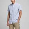 Сорочка JJESUMMER SHIRT SlimFIT 12163857 Infinity Jack&Jones L Блакитний 12163857INFINITY