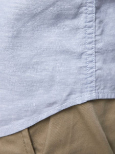 Сорочка JJESUMMER SHIRT SlimFIT 12163857 Infinity Jack&Jones L Блакитний 12163857INFINITY