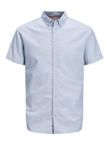 Сорочка JJESUMMER SHIRT SlimFIT 12163857 Infinity Jack&Jones L Блакитний 12163857INFINITY