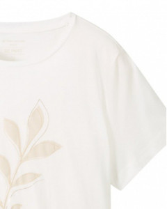 Футболка T-SHIRT WITH A PRINT 1040544-10315 Tom Tailor L Білий 1040544-10315