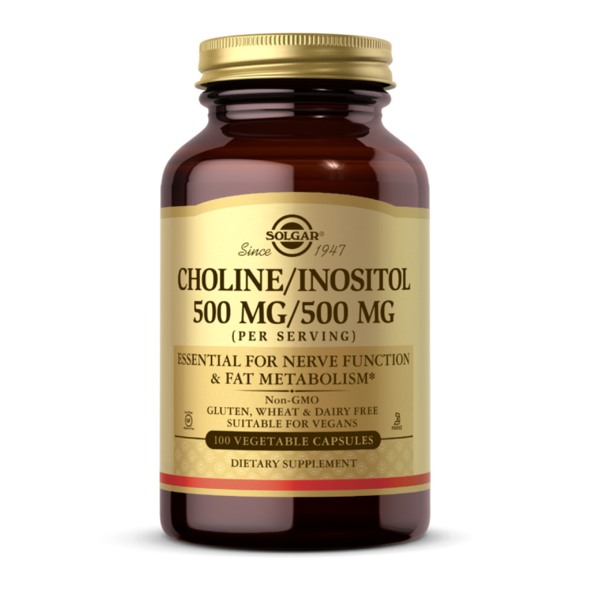 Капсули Choline/Inositol 500 mg/500 mg - 100 vcaps 2023-10-3679