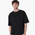 Футболка унісекс Uniqlo Airism Cotton Oversized Crew Neck Half-Sleeve T-Shirt Black 465185-09 L 465185-09