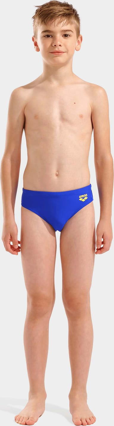 Плавки сліпи для хлопчиків Arena TALES SWIM BRIEFS синій, жовтий 140 см 009086-802
