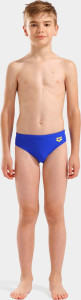 Плавки сліпи для хлопчиків Arena TALES SWIM BRIEFS синій, жовтий 140 см 009086-802