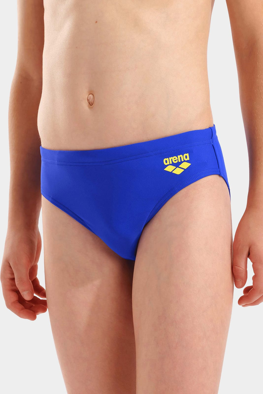 Плавки сліпи для хлопчиків Arena TALES SWIM BRIEFS синій, жовтий 140 см 009086-802