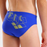 Плавки сліпи для хлопчиків Arena TALES SWIM BRIEFS синій, жовтий 140 см 009086-802