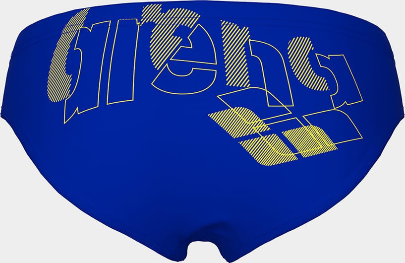 Плавки сліпи для хлопчиків Arena TALES SWIM BRIEFS синій, жовтий 140 см 009086-802