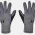 Рукавиці UA Storm Fleece Gloves сірий, чорний Чол LG 1365958-025