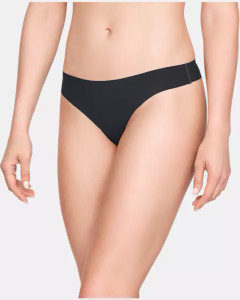 Труси UA PS Thong 3Pack чорний Жін MD 1325615-001