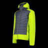 Куртка спорт. CMP JACKET HYBRID FIX HOOD GRID PO 34P1817-U911