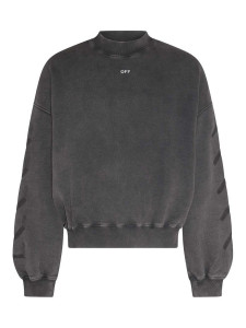 Кофта OFF-WHITE Oversize Sweatshirt In Black OMBA070F23FLE0091077