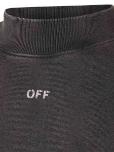 Кофта OFF-WHITE Oversize Sweatshirt In Black OMBA070F23FLE0091077