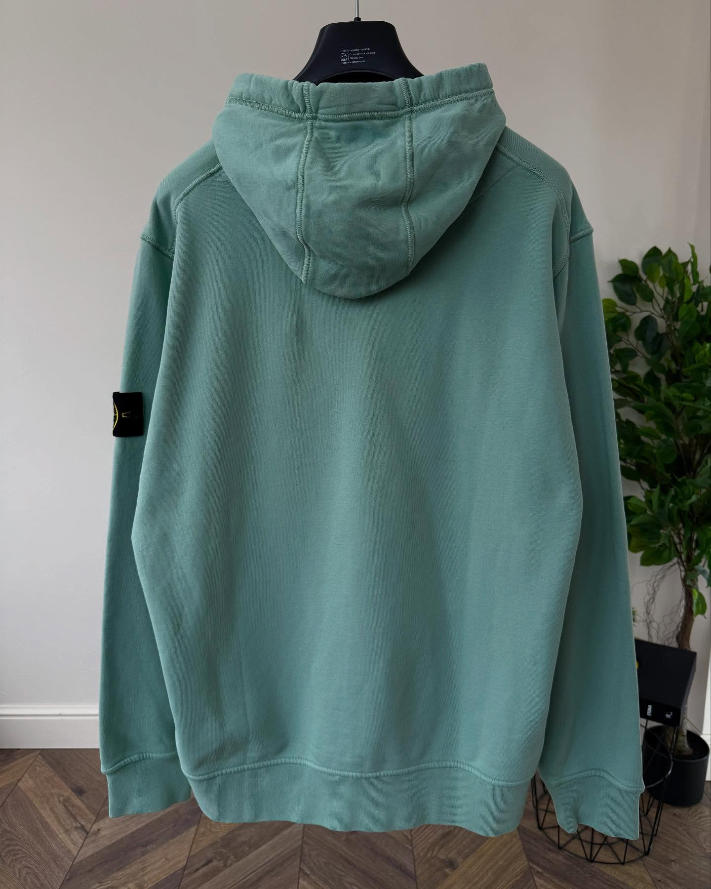 Худі Stone Island Garment Dyed Popover Hoodie 'Light Green' 801564151 V0052