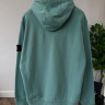 Худі Stone Island Garment Dyed Popover Hoodie 'Light Green' 801564151 V0052