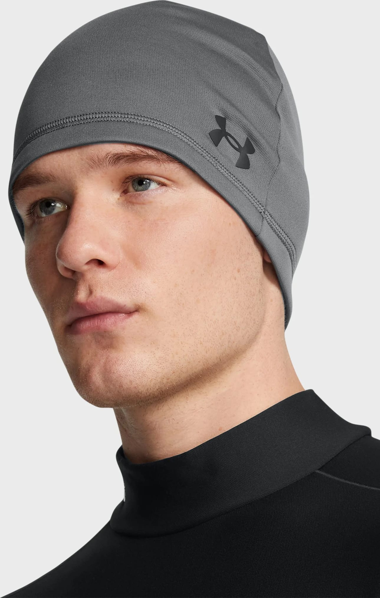 Шапка UA Storm Beanie сірий Чол One Size 1365918-025