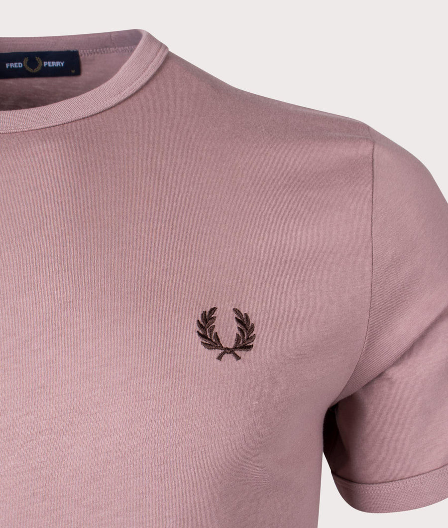 Футболка Fred Perry T-Shirt dark pink M3519 S52