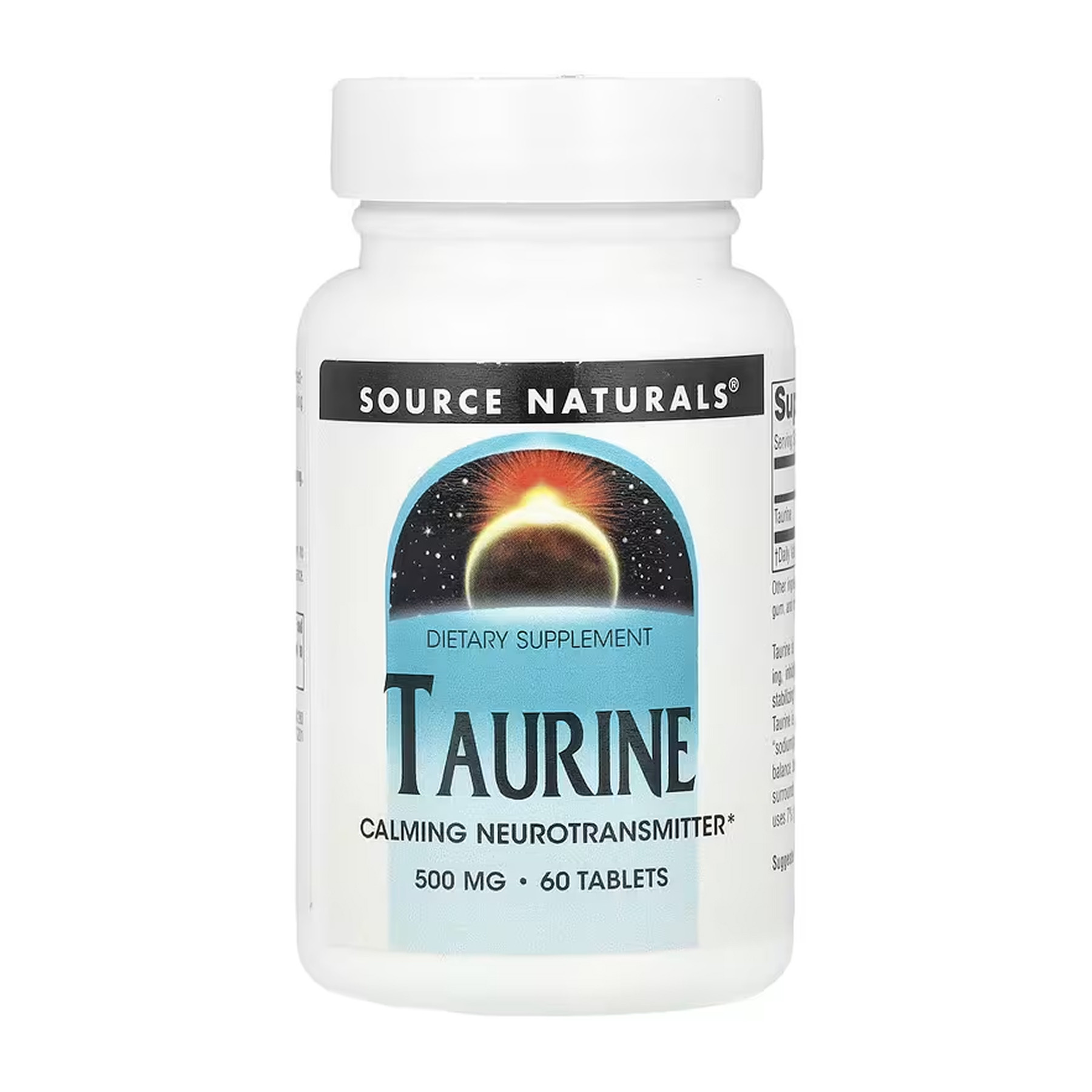 Таблетки Source Naturals Taurine 500 mg - 60 tabs 2023-10-6145