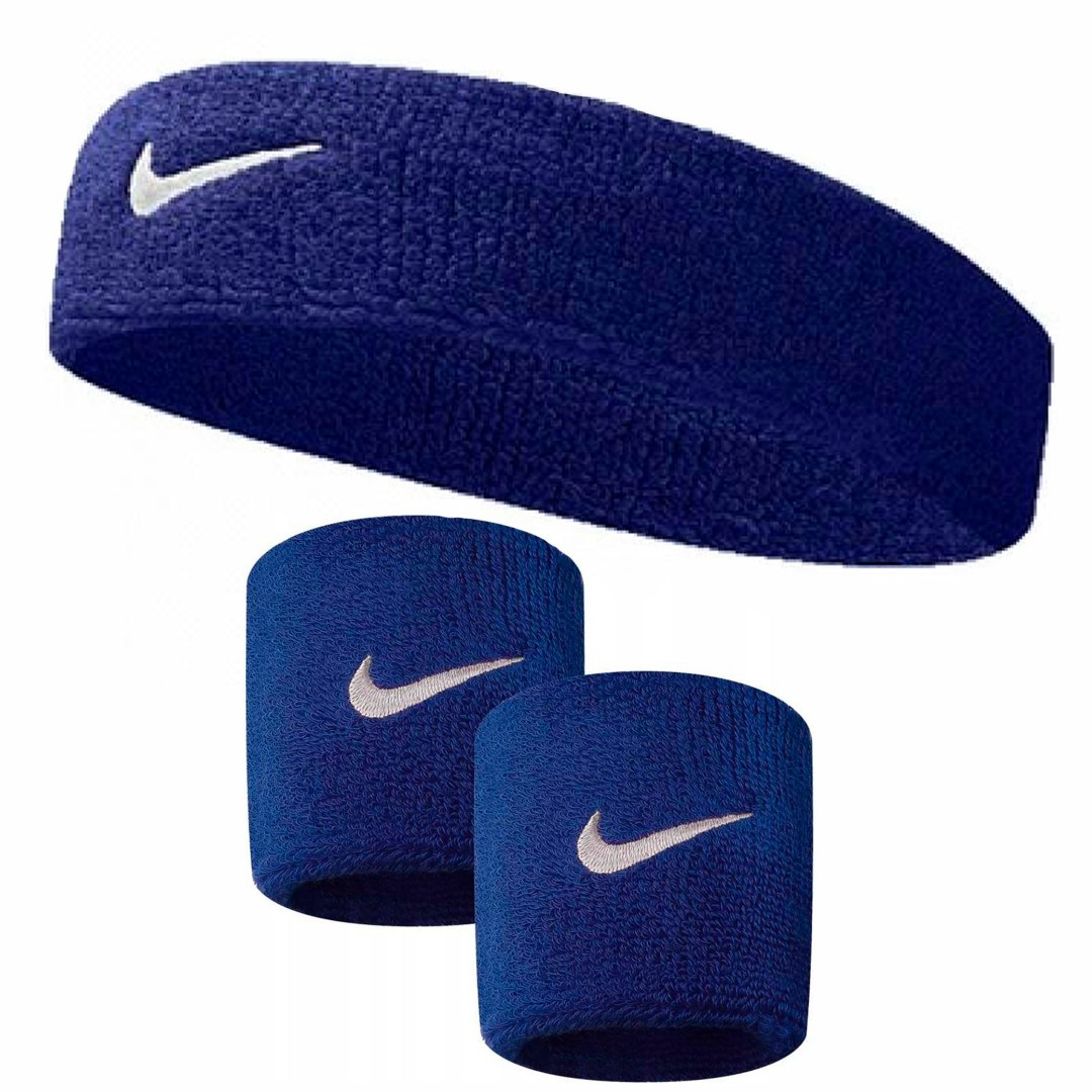 Набір Nike пов`язка + напульсники (блакитний) NNN07-NNN04-402 NNN07-NNN04-402