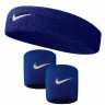 Набір Nike пов`язка + напульсники (блакитний) NNN07-NNN04-402 NNN07-NNN04-402