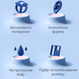 Беруші Renvo Light Синій Уні (2SC120-04) 2SCL120-04