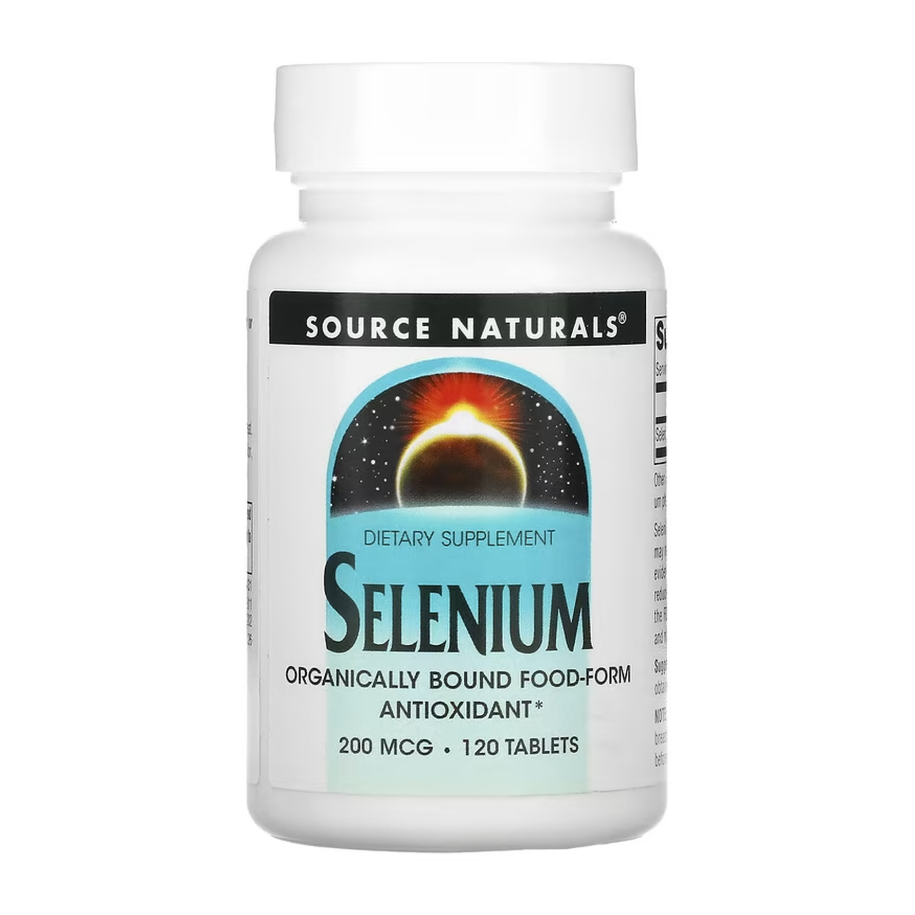 Таблетки Source Naturals Selenium 200mcg - 120 tabs 2023-10-4615