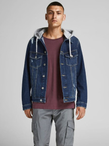 Куртка джинсова JJIALVIN JJJACKET AKM 250 12183593-Blue Denim Jack&Jones L Синій 12183593-BLUE DENIM