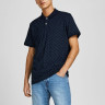 Поло JJEJACK DETAIL POLO SS NOOS 12201315-Navy Blazer-AOP:Full Body Jack&Jones L Темно-синій 12201315-NAVY BLAZER-AOP: