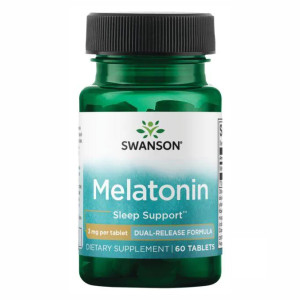 Таблетки Melatonin-Dual-Release 3mg - 60tabs 100-41-5548430-20