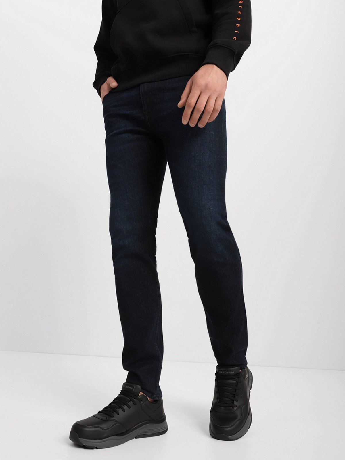 Кросівки Relaxed Fit: Benago - Hombre 210021BKGY Skechers 10 (43) Чорний 210021BKGY