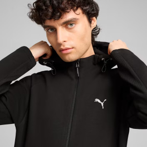 Толстовка EVOSTRIPE Full-Zip Hoodie 68461301 Puma L Чорний 68461301