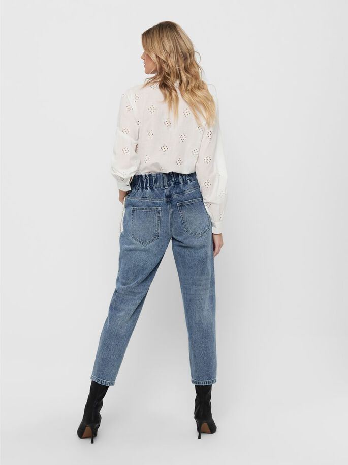Джинси ONLLU LIFE HW MB CARROT DNM JEANS DOT 15223500 Medium Blue Denim ONLY 26/32 Блакитний 15223500MediumBlueDen