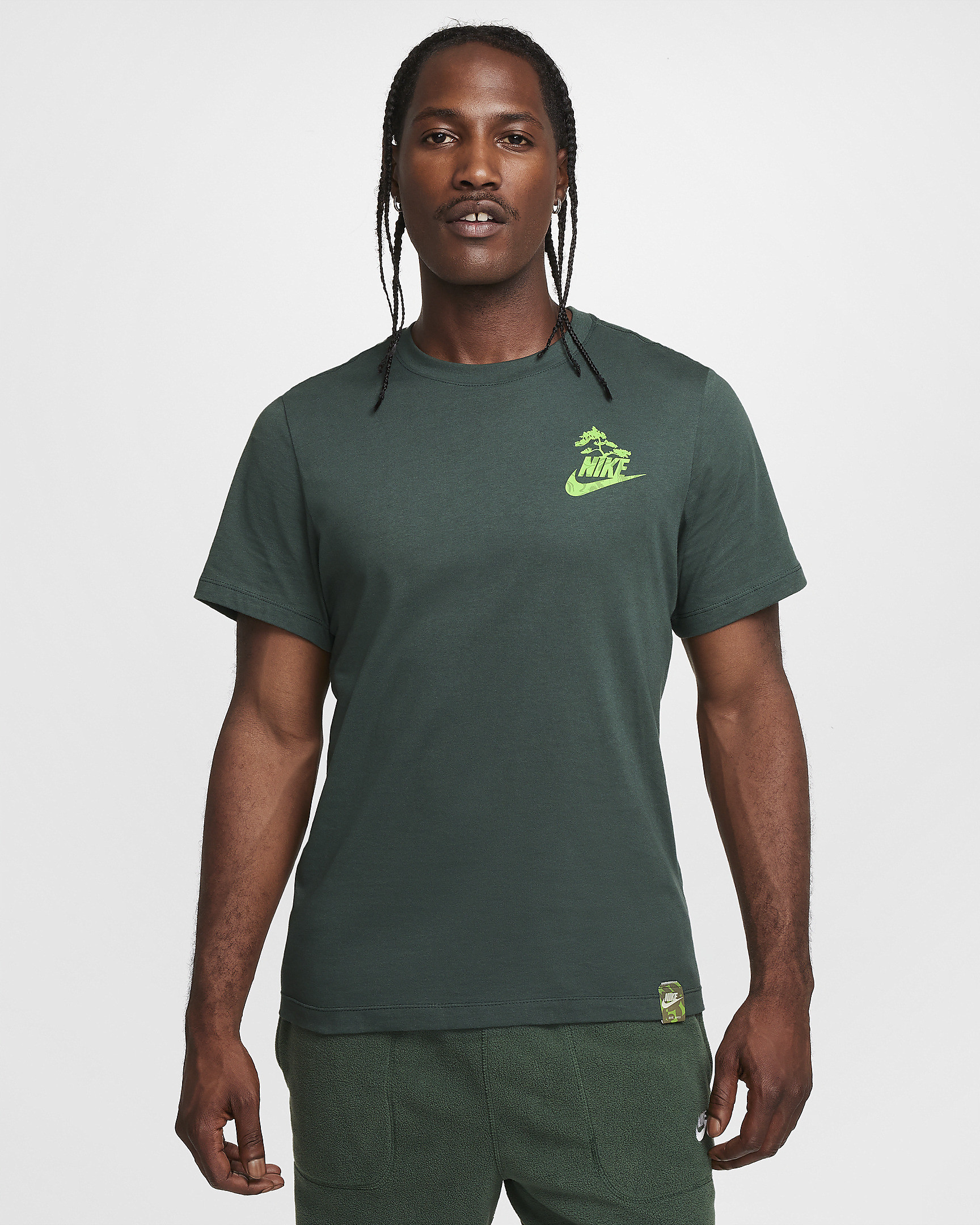 Футболка чоловіча Nike U Nsw Tee Oc Lbr Green FZ7952-338