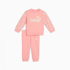 Костюм спортивний дитячий SANDY ADVENTURES Crew Set 68628418 Puma 104 Розовий 68628418