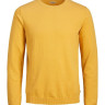 Пуловер JJEBASIC KNIT CREW NECK NOOS 12137190-Golden Orange Jack&Jones S Жовтий 12137190-GOLDEN ORANGE