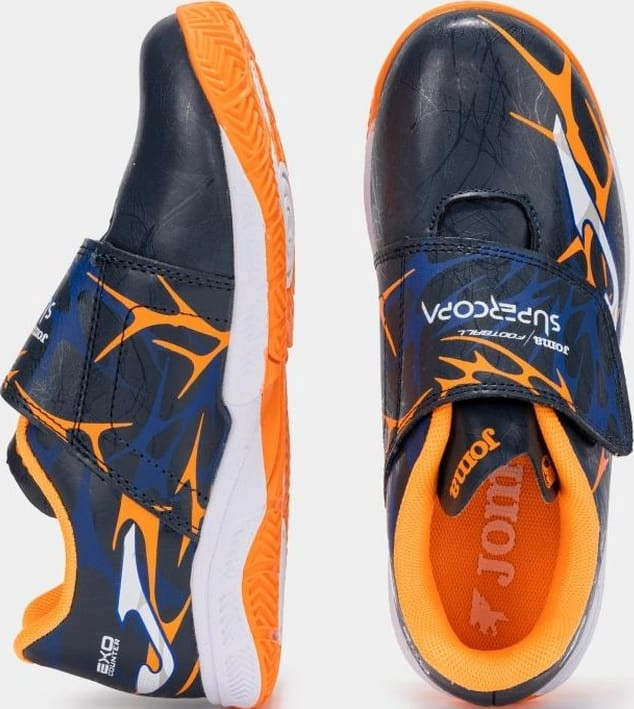 Футзалки дитячі Joma SUPER COPA темно-синій, помаранчевий 33 (SCJW2503INV) SCJW2503INV