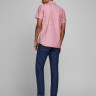 Сорочка JJESUMMER SHIRT SlimFIT 12163857 Rio Red Jack&Jones M Розовий 12163857RIORED