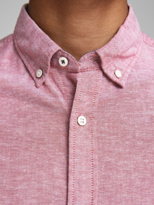 Сорочка JJESUMMER SHIRT SlimFIT 12163857 Rio Red Jack&Jones M Розовий 12163857RIORED