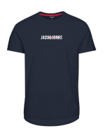 Футболка JJTEO TEE SS 12200238-Navy Blazer-Print:Small print Jack&Jones M Темно-синій 12200238-NAVY BLAZER-PRIN