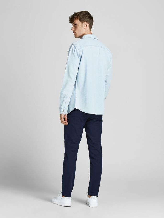 Штани JPSTMARCO JJDAVE AKM NAVY BLAZER NOOS 12174309-Navy Blazer Jack&Jones 30/34 Темно-синій 12174309-NAVY BLAZER