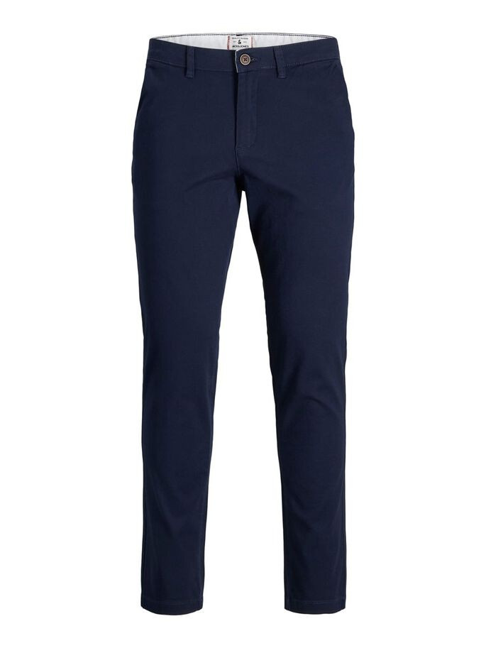 Штани JPSTMARCO JJDAVE AKM NAVY BLAZER NOOS 12174309-Navy Blazer Jack&Jones 30/34 Темно-синій 12174309-NAVY BLAZER